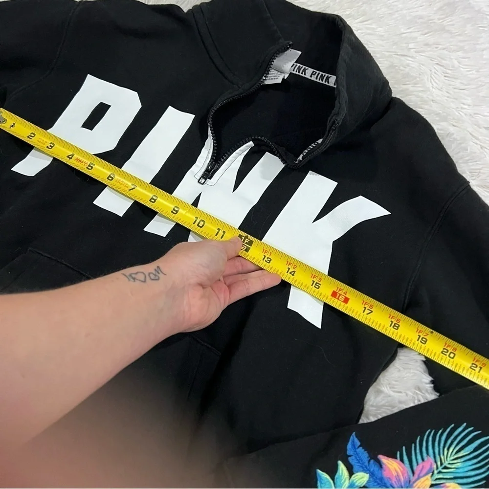 PINK Victoria's Secret Half Zip Pullover Sweater Size XS - Picture 6 of 10